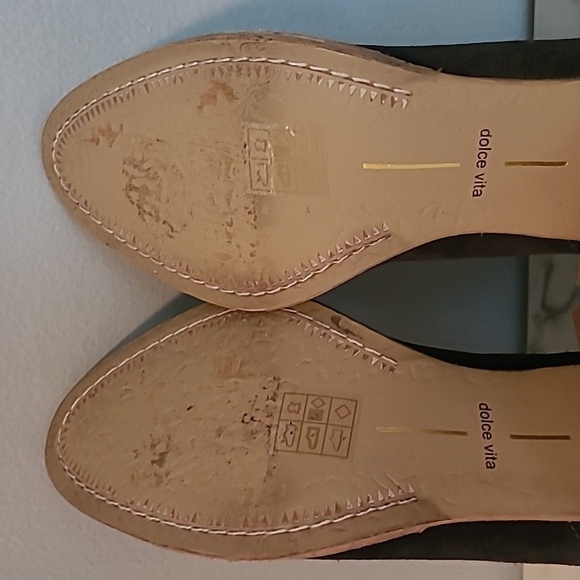 Dolce Vita Jones Dark Gray Suede Leather Chelsea Western Ankle Booties Wmn 9.5 - Picture 15 of 16